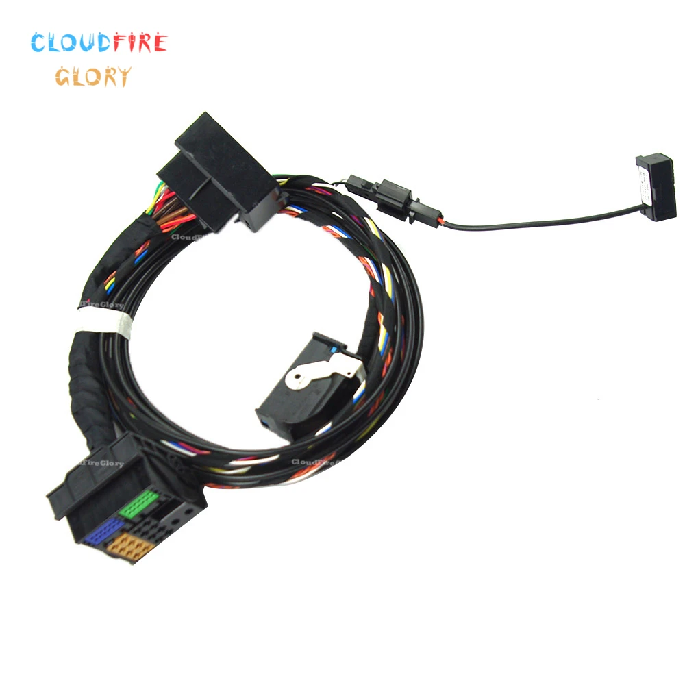 

1K8035730D Car Radio Bluetooth-Compatible Module Direct Plug Wireless Microphne Harness Cable For Volkswagen RNS510 9W2 9W7 9ZZ