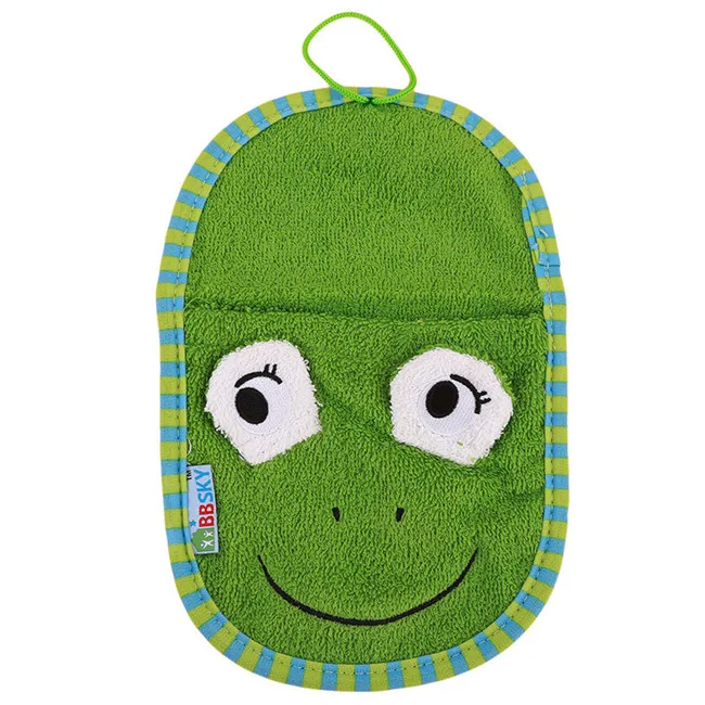 Green frog Детское банное полотенце, детское банное полотенце в форме животного, детское банное полотенце - Цвет: Green frog
