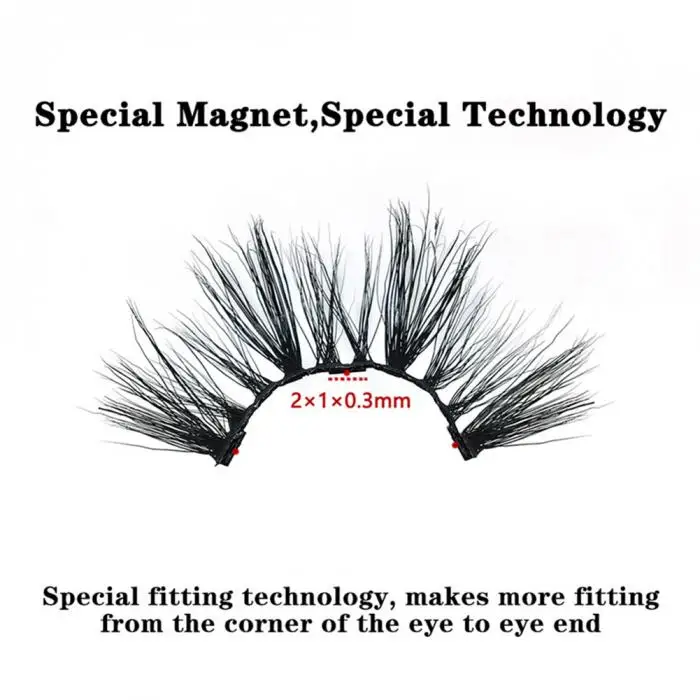 Magnetic Liquid Eyeliner Quick Drying with Waterproof Extension False Eyelash OA66