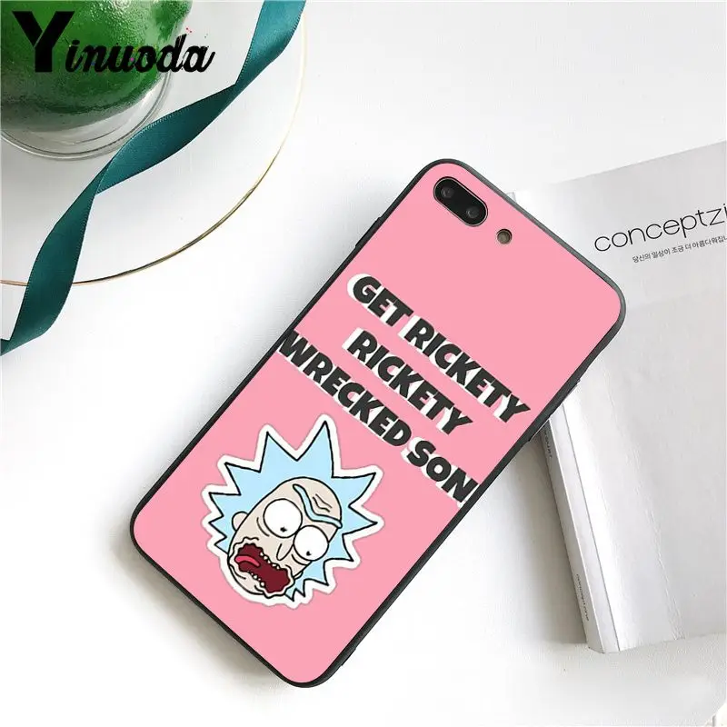 Yinuoda Рик и Морти на заказ фото мягкий чехол для телефона iPhone 8 7 6 6S Plus X XS MAX 5 5S SE XR 10 Чехол