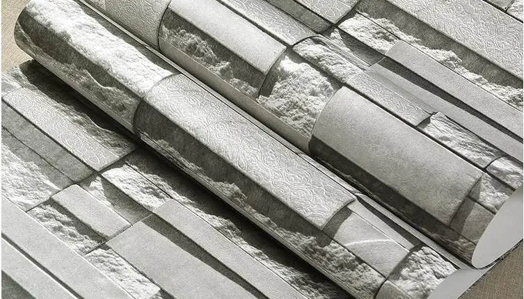 69143 Beibehang нетканых материалов кирпич обои 3d стерео бежевый кирпич Задний план стены Костюмы магазин обои - Цвет: 69143