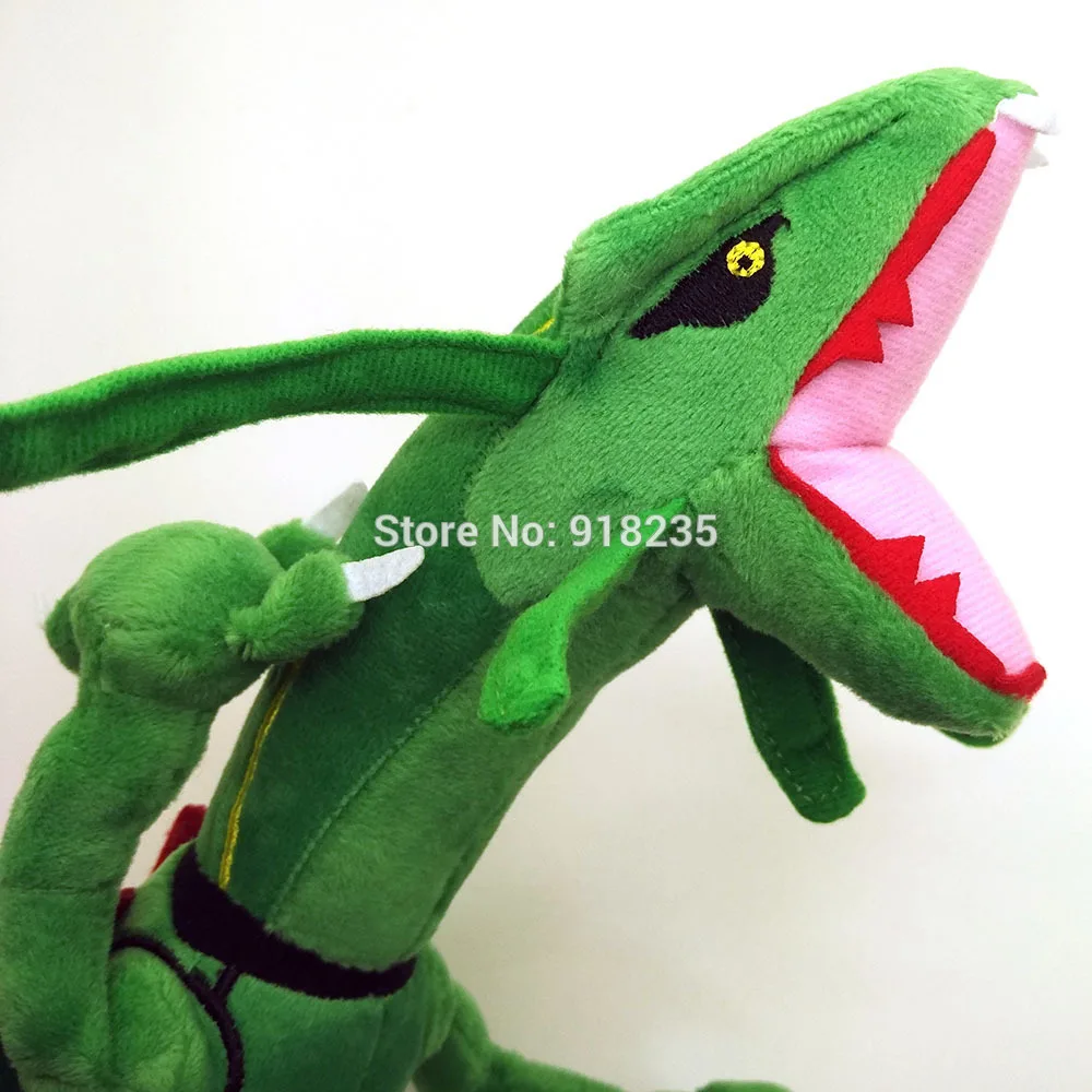 10/Лот Новые 78 см Зеленые Черные Rayquaza Плюшевые игрушки-Драконы мягкие аниме куклы для лучших подарков мягкие игрушки