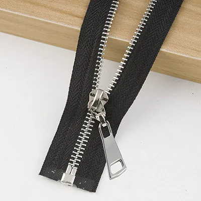 SBalck Meetee 1/5 шт. 85 см 5# разъемная застежка-молния металлическая молния с открытым концом Авто замок с украшением в виде пряжки на молнии, самодельный сумок пуховик Одежды Портной Швейные Материал ZA020 - Цвет: SBalck