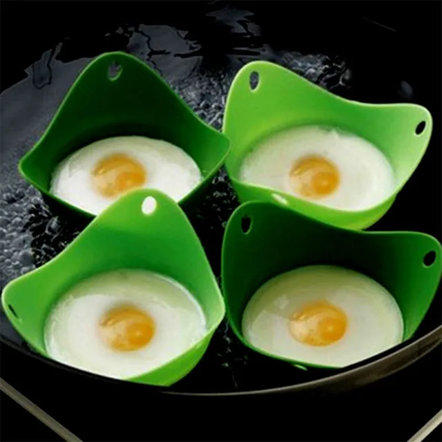 Best Silicone Egg Poacher Cups Microwave or Stovetop Eggs Cooking Tools