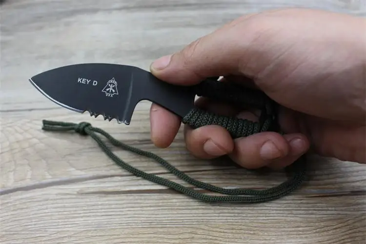 Нож karambit для шеи многофункциональный мини нож самообороны походов боевых