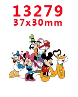 13279 Шт. 30 шт. с героями мультфильмов плоское украшение из смолы PR 12814 - Цвет: 13279