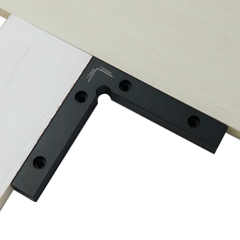 90 градусов позиционирования квадраты 120*120 мм алюминиевый сплав L на блочном