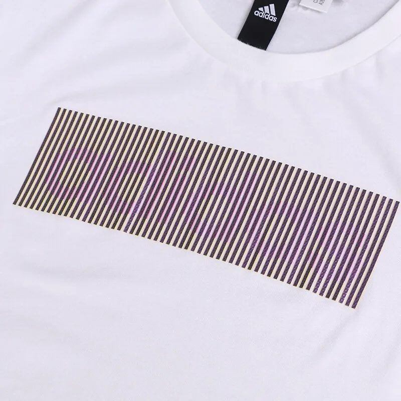 Новое поступление оригинальных женских футболок Adidas GFX T BOX LINEA спортивная одежда