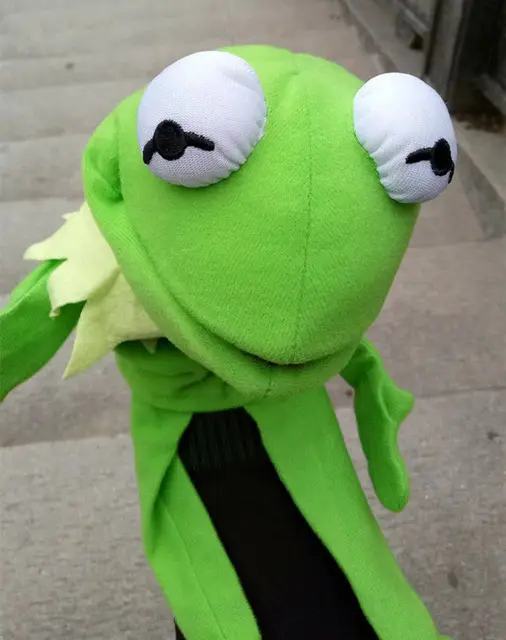 The Muppets show Kermit frog Puppets hand puppet plush Toy kid's gift educational Gift 3