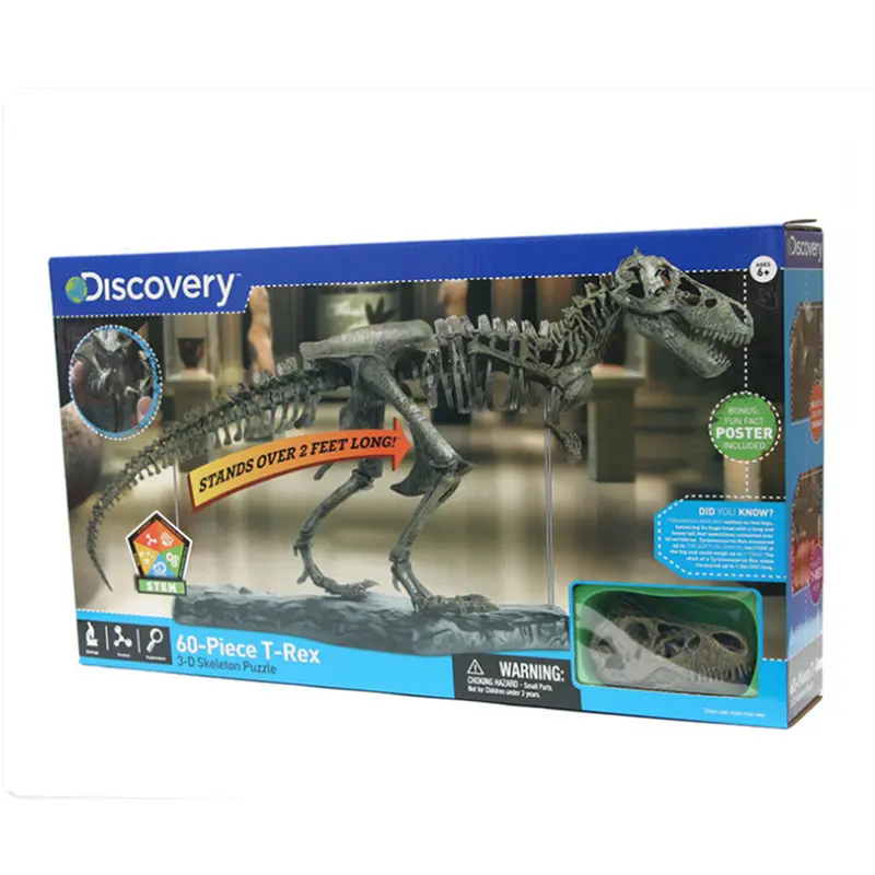 4D набор для научных исследований Тираннозавр Рекс копающий динозавр и сборный