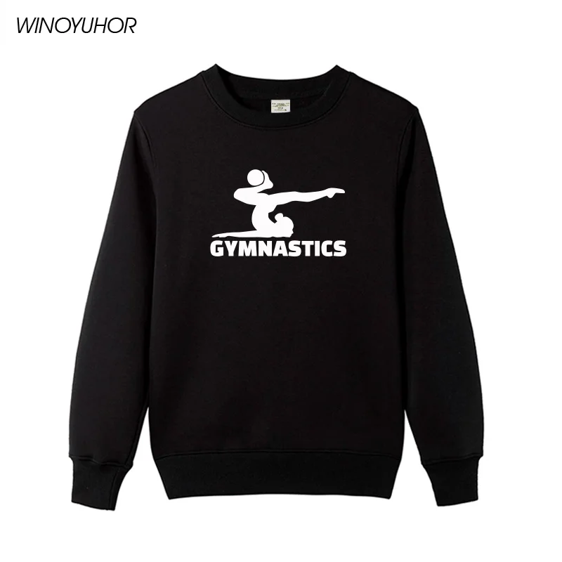 

Rhythmic Gymnastics Ball Printed Hoodies Women Winter New Fashion O-neck Tops Funny Sweatshirts Camiseta Femenina