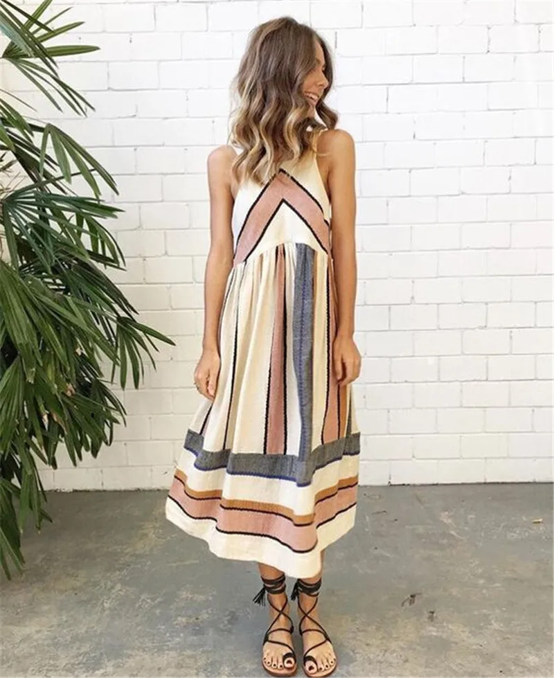 Summer-Loose-Dress-pregnancy-Lady-beach-out-female-Maxi-Geometric-Output-Beach-Dress-Women-s-Retro (1)