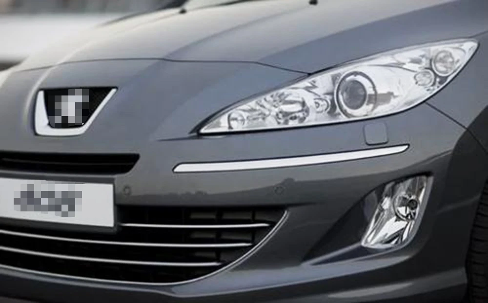 Для peugeot 408 2009 2010 2011 2012 фары автомобиля прозрачные линзы Авто оболочка Крышка