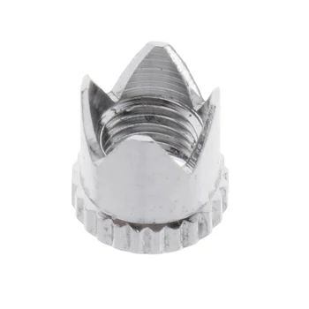 

Brass Airbrush Crown Shape Needle Cap Air Brush Machine Accessories Parts Silver
