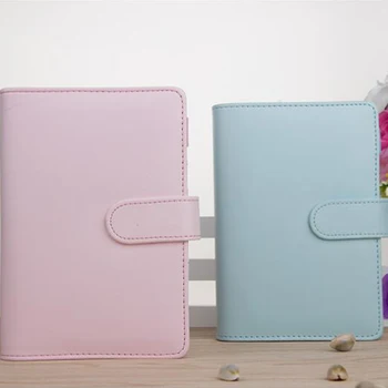 

New macarons notebook office supplies loose-leaf this week plan pockets school supplies notebook office and school supplies