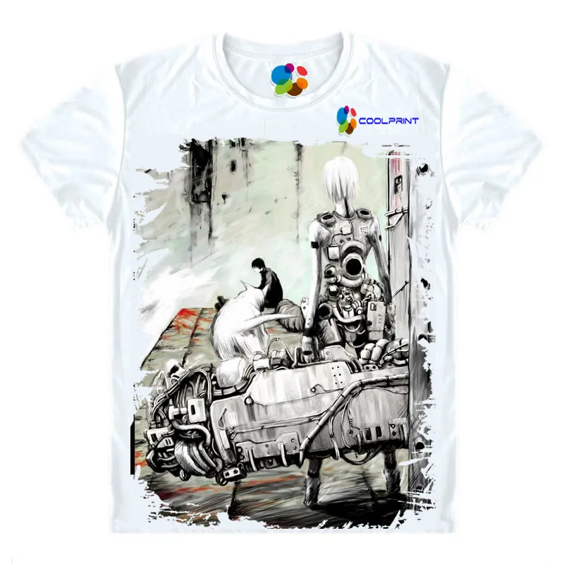 Coolprint Motivs рубашка в стиле хентай Бэйл футболки мульти-стиль короткий рукав Killy, Cibo Аниме Косплей рубашки Kawaii - Цвет: Style 15