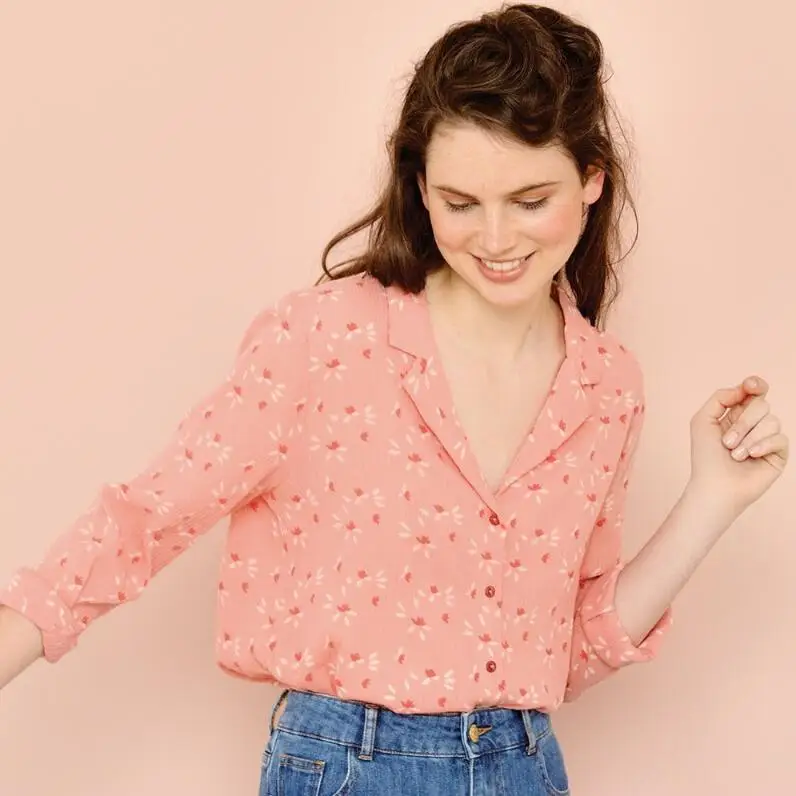 

chemise sam jasmin A long-sleeved shirt in printed Jasmine V