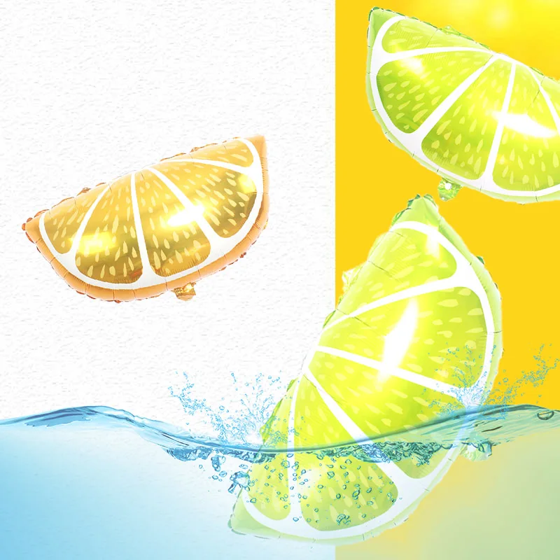 

Orange Lemon Foil Balloons watermelon Birthday Summer Party Balloon Birthday Decoration Party Supplies Hawaii Theme Party