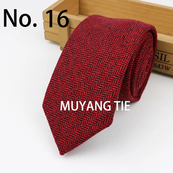 New Style Wool Viscose Tie 7cm Ties Fluffy Solid Color Corbata Slim Striped Necktie Cravat Clothing Accessories Warm Dot Ties