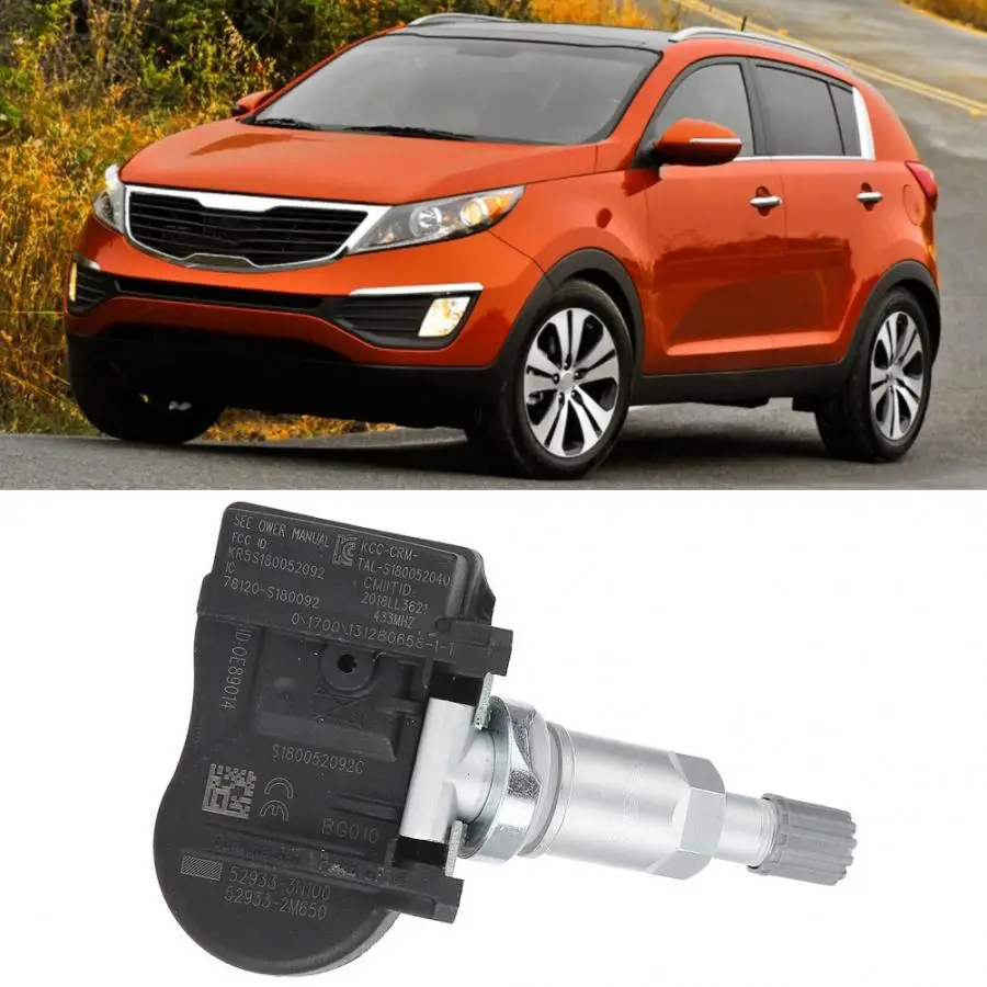 Измеритель давления 4 шт. автомобильный TPMS датчик давления в шинах, пригодный для HYUNDAI KIA 529333N100 датчик карты