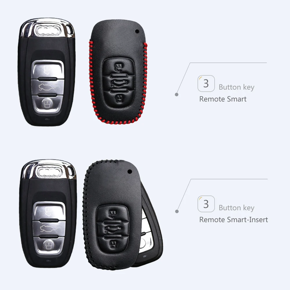 Автомобильная лампа для Audi A2 A3 A6 C6 4F A4 B9 B7 Avant Q5 Q7 TT MK1 8S RS3 2018 2019 кожаный чехол
