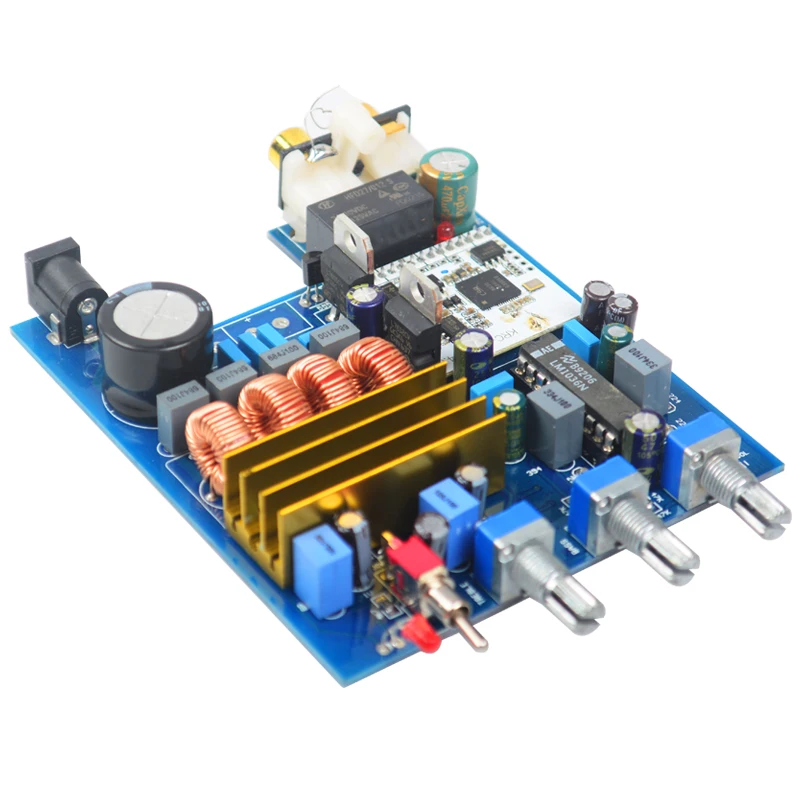K. GuSS BL50 Класс D 2,0 Мини HiFi TPA3116D2 LM1036 CSR8630 тональный цифровой усилитель звука bluetooth аудио усилитель 2*50 Вт