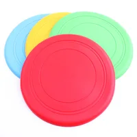 Gorący ochrona środowiska żel krzemionkowy miękkie zwierzęta latające dyski zabawki dla psów spodek duże lub dla małych psów zabawki dla psów sklep zoologiczny średnica 15 18 22CM 6