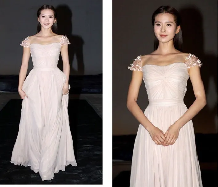 Дешевые халат de soiree модные пикантные vestido de festa longo кепки рукавом Цветы вечерние платья подружки невесты