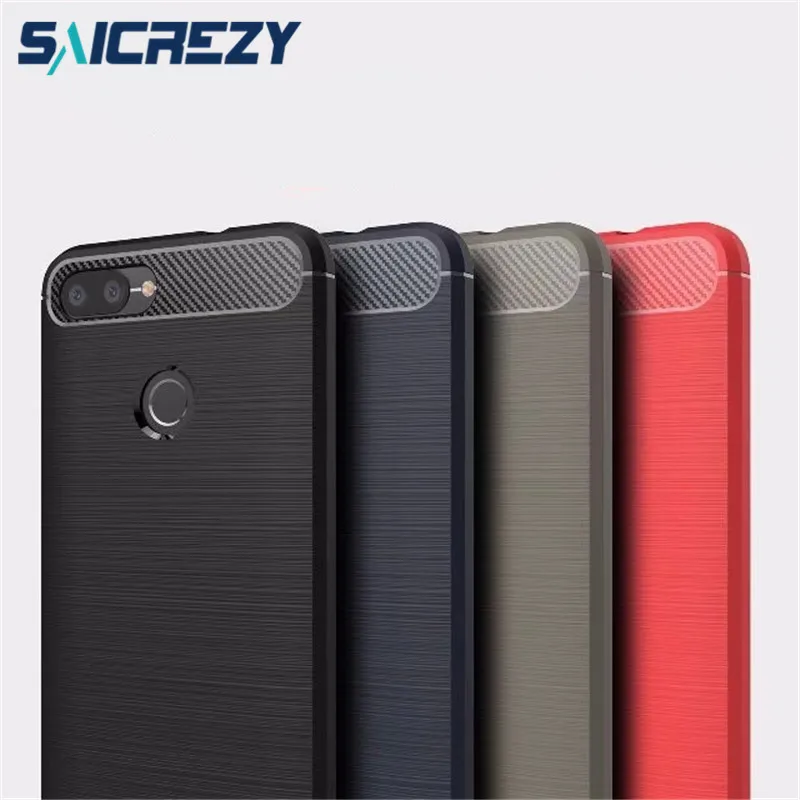 

Carbon Fibre Brushed TPU Case For ASUS Zenfone Pegasus 4S Max Plus M1 ZB570TL X018DC Silicone Cover ZB555KL ZB601KL ZA550KL