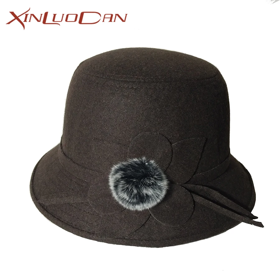 2017 New Arrival Vintage Hats For Women Bowknot Bucket Hats Womens