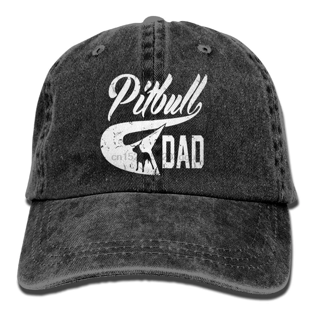 Мужская бейсбольная Кепка из хлопка в стиле ретро Pitbull Dad