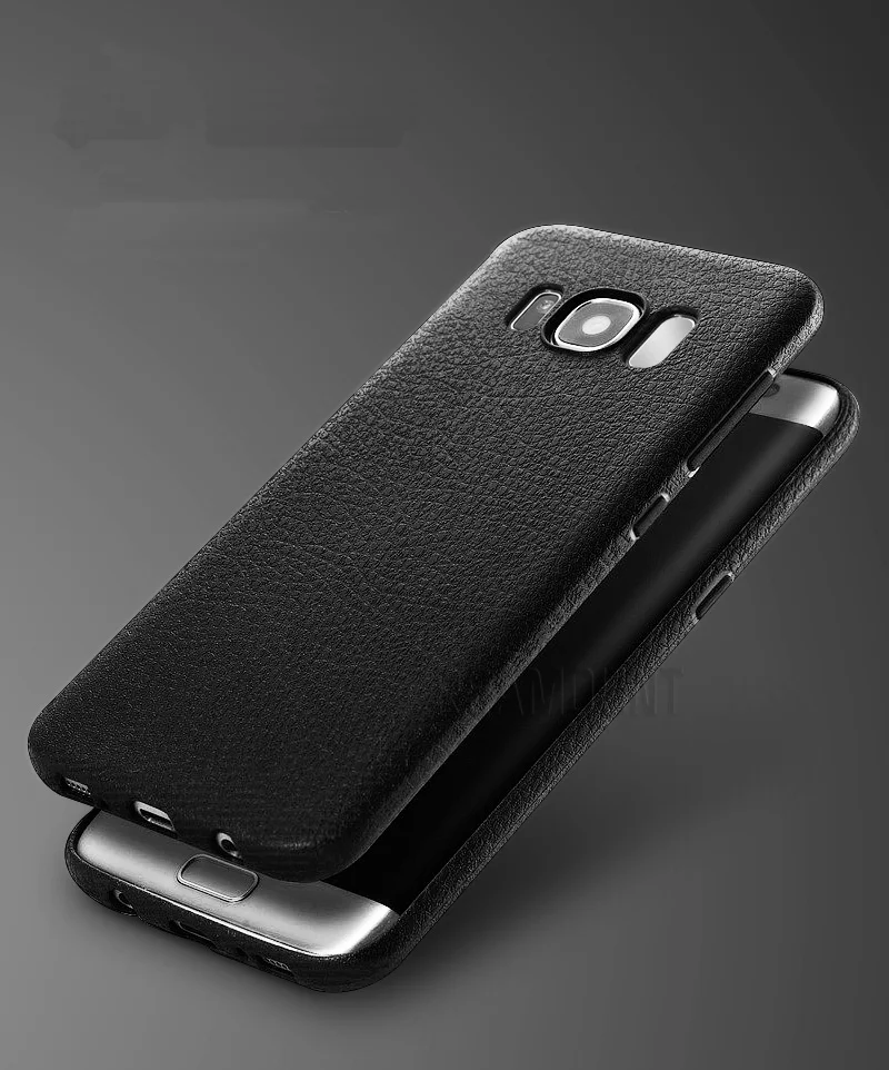 50 шт. высококачественный кожаный чехол для samsung s8 Ультратонкий Мягкий ТПУ силиконовый тонкий чехол для samsung S8 Plus