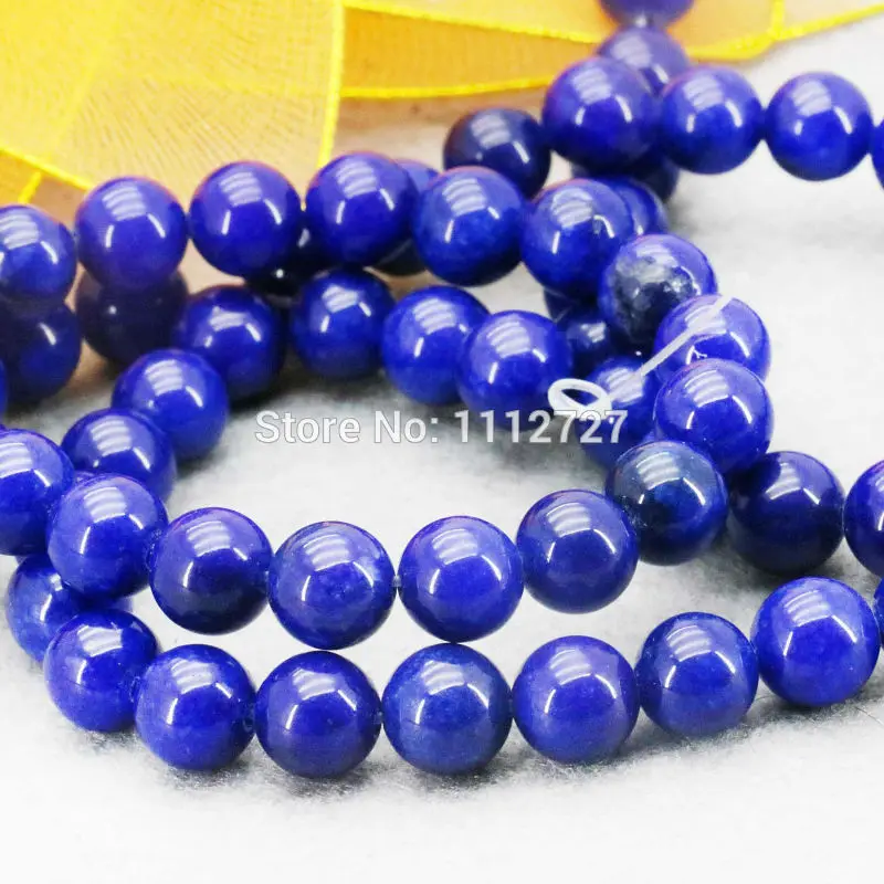 dark blue beads necklace