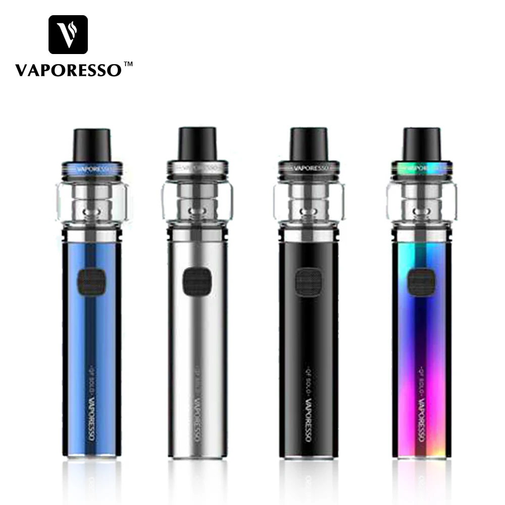 Koop Originele Vaporesso Sky Solo Plus 8ml Starter Kit 3000 mAh Sky Solo vape pen Kit 3.5ml 1400mAh gebruik GT Mesh Coil AIO E sigaret Vape Kit