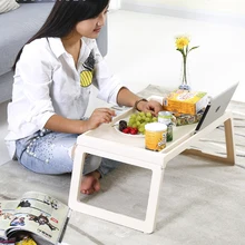 Computer Desk Multifunction foldable Computer Desk plastic bed lazy table computer desk bed learning table dining table
