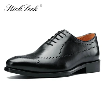 

Top Quality Formal Dress Heigh Increased 6cm Brogues Shoes Summer Genuine Leather Pointed Toe Men's Breathable Oxfords MT105