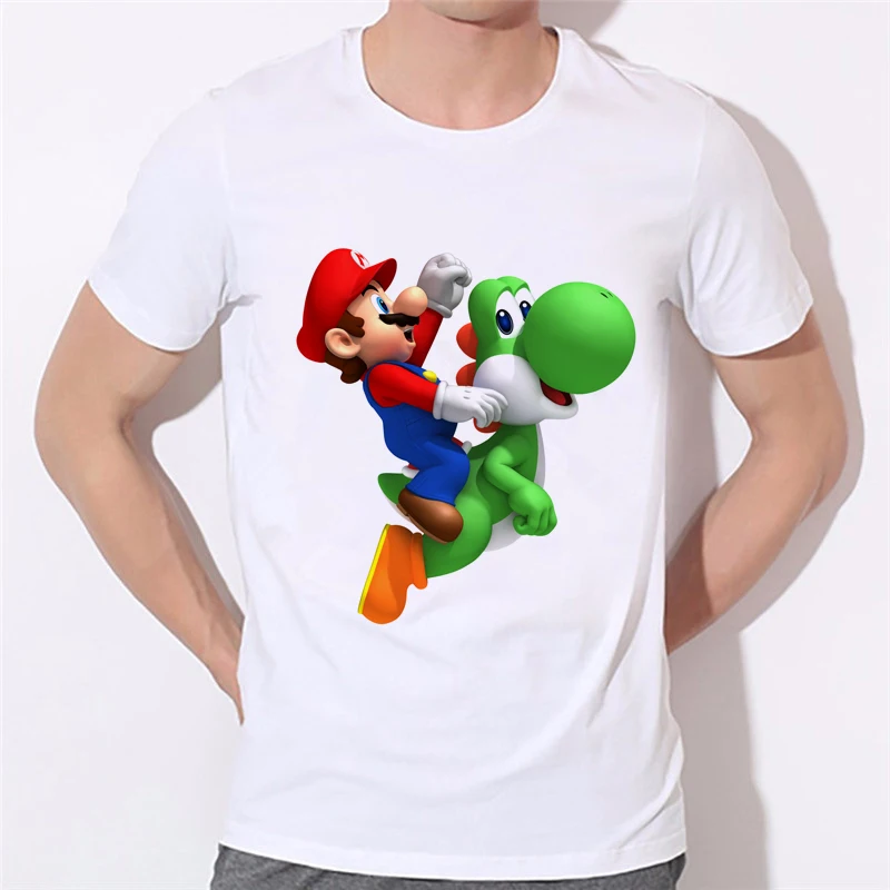 20 Белый Супер Марио флэш Bros Игры Мужчины Женщины топы тройники мода лето 3d печать футболка o-образным вырезом короткий рукав футболки 37N-13 - Цвет: 20