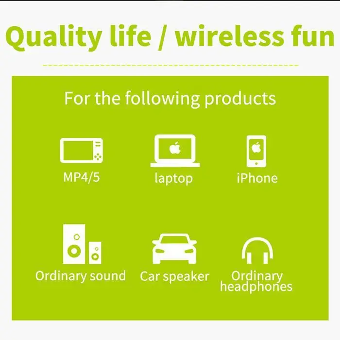Мини 3,5 мм беспроводной Bluetooth приемник музыкальный аудио приемник Портативный и удобный, изысканный специальный дизайн адаптер