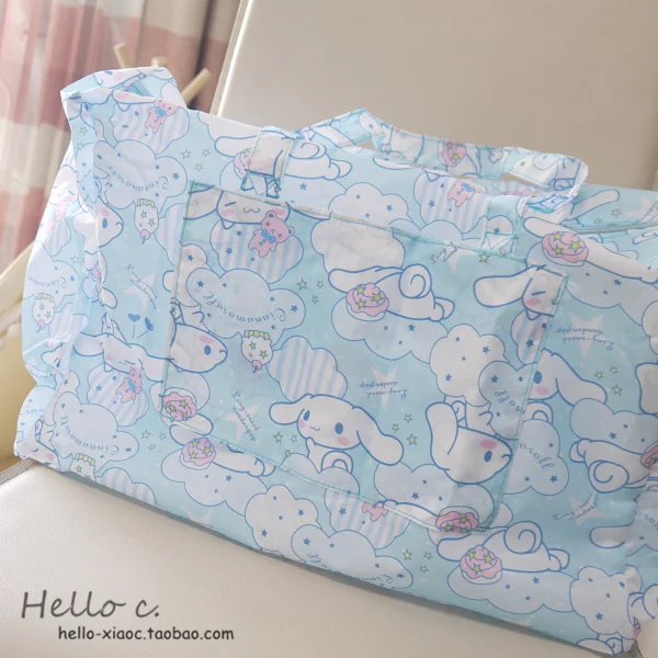 Мультфильм hello kitty My Melody Cinnamoroll pomparin Anpanman портативная складная сумка для багажа дорожные сумки Сумка-тележка для женщин