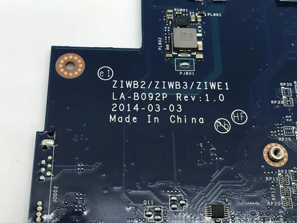 BDPLANAR MB C b50-70 UMA4005NFPNDOC 1000 для lenovo Laptop Материнская плата ноутбука LA-B092P REV: 1,0 I3-4005U FRU/PN: 5B20G40917 тестирование