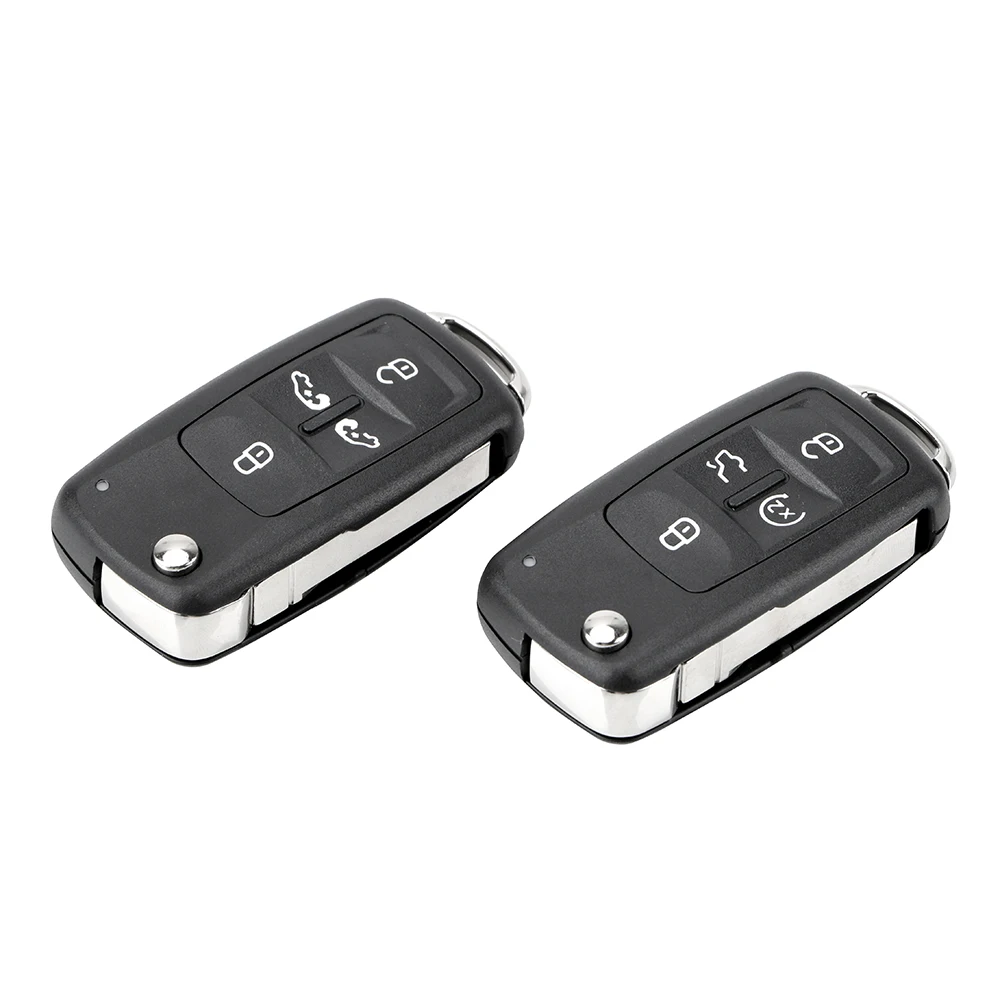 

Remote Car Key Shell For Volkswagan Sharan Multivan Caravelle T5 Key Fob Case For VW Flip Folding (4+1) 5 Button Car-styling