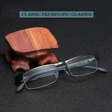 Новые квадратные Анти-усталость Пресбиопии очки для чтения металлические удобные старые зеркальные специальные очки для пожилых людей+ 1,00-+ 4,00