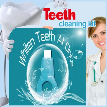 

Teeth Whitening kit Nano Tube Teeth Cleaning Whitener Brush Tooth Stains Remove Smoke stain Strips Oral Deep Clean