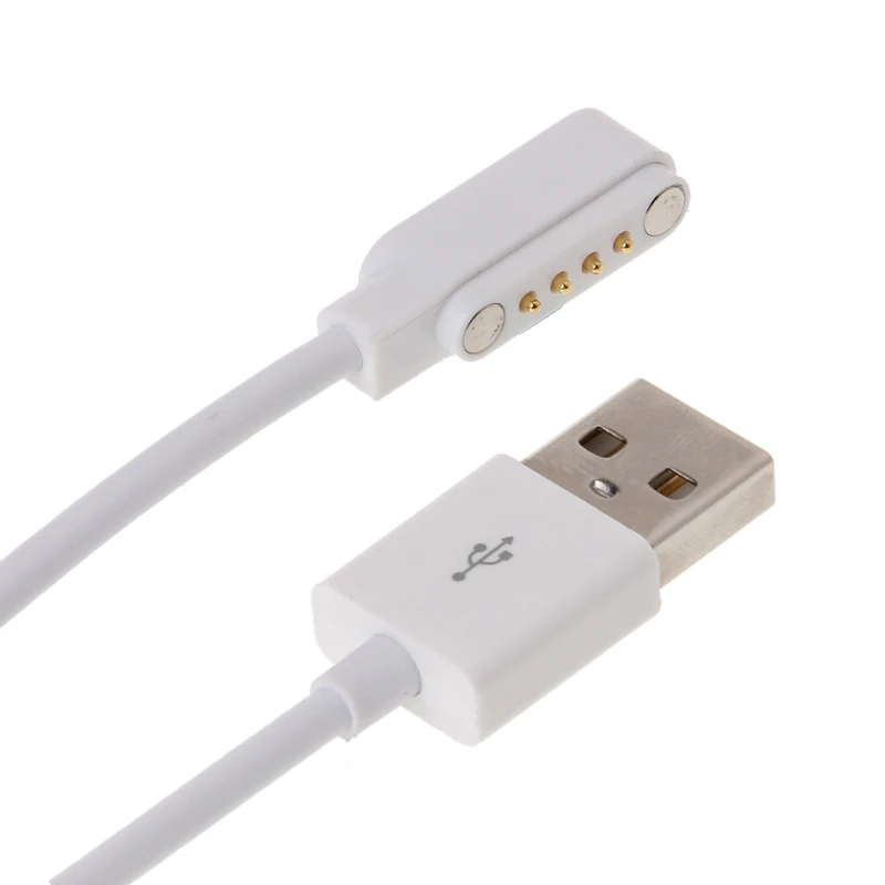 60 см 4 P наручные часы зарядный кабель Магнитный Интеллектуальный usb зарядный кабель питания
