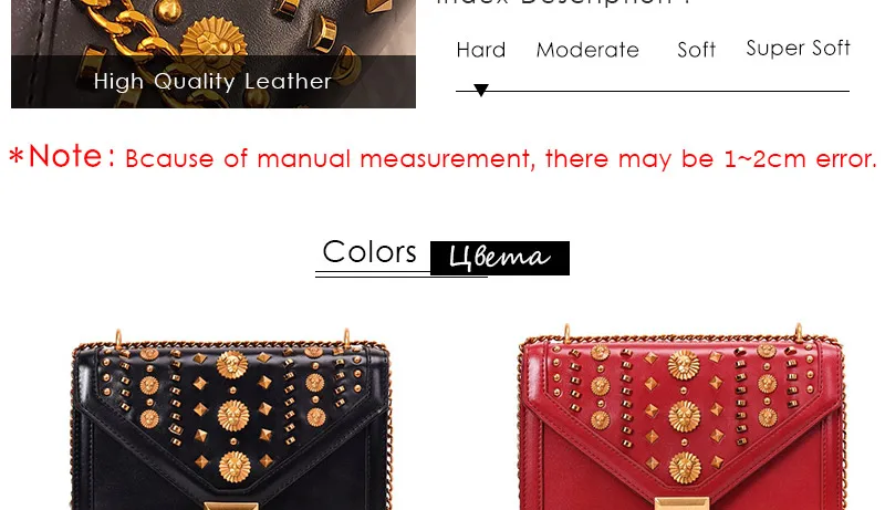 luxury women bag female shoulder bag Ladies messenger bags with rivet_04