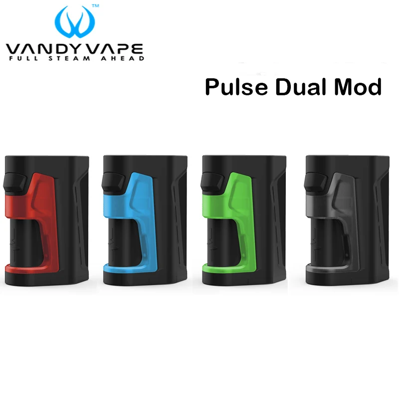 

Original Vandy Vape Pulse Dual Mod 200W Support VandyVape Pulse V2 RDA Tank Electronic Cigarette Vaporizer Box Mod Vape Kit