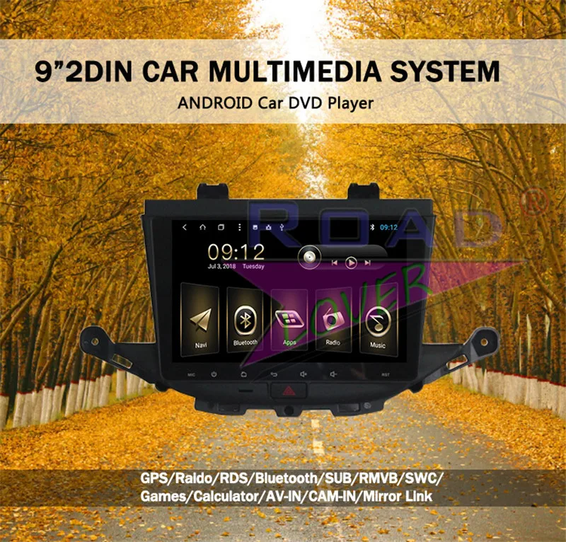 Roadlover Android 8,1 Автомобильный мультимедийный радио плеер для система навигации для Buick Verano GS Стерео gps навигация Automagnitol двойной Din без DVD