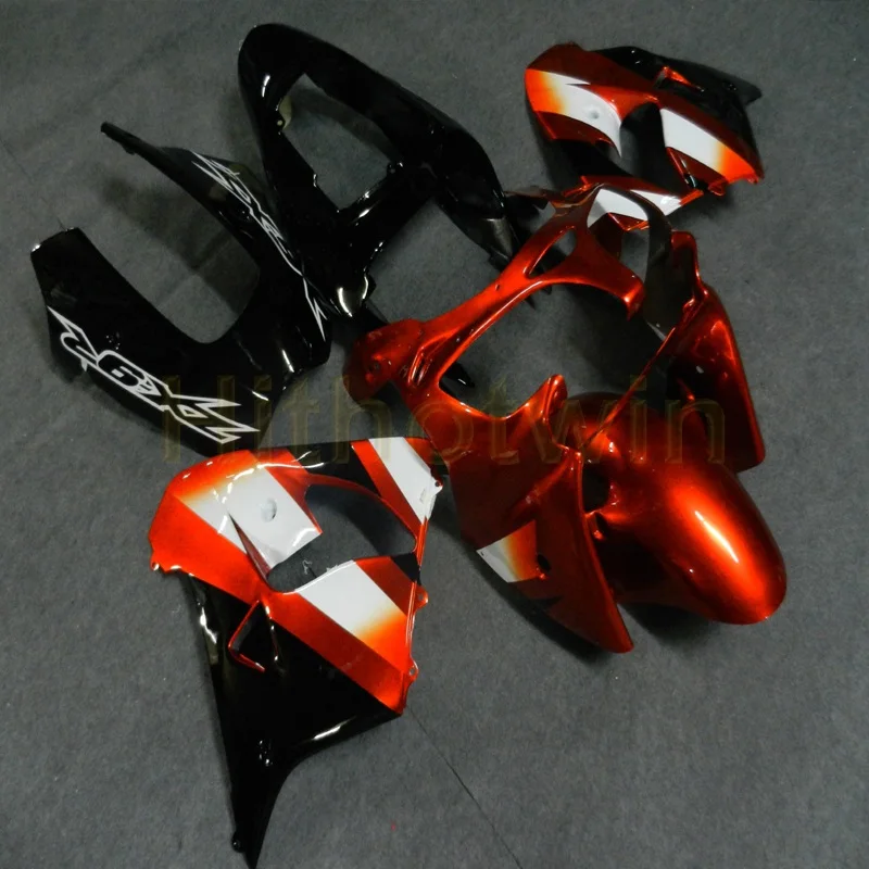Капот мотоцикла на заказ для Kawasaki ZX-9R 2002 2003 ZX9R 02-03+ Бесплатные болты+ черные обтекатели ABS - Цвет: F