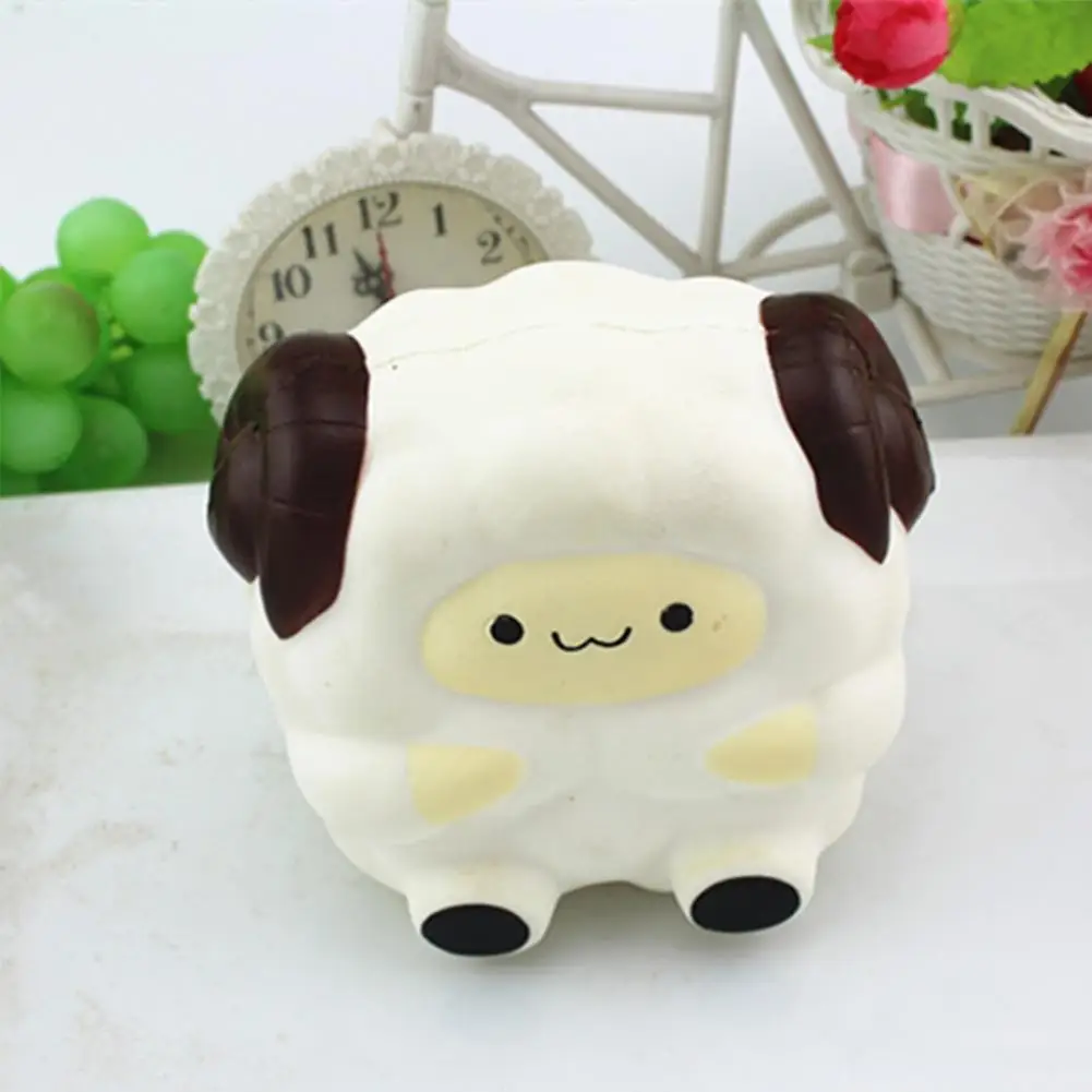RCtown имитирующая Симпатичная игрушечная овечка Squeeze медленно поднимающаяся игрушка для снятия стресса Хэллоуин Рождественский подарок на день рождения орнамент