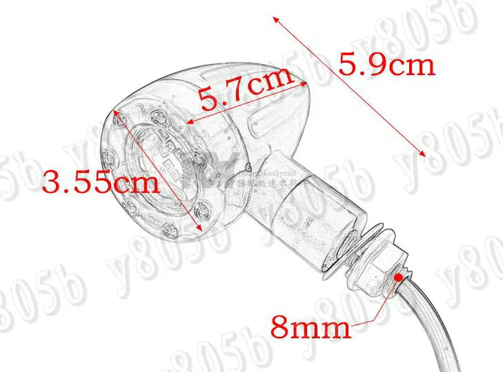 Светодиодный фонарь для мотоцикла+ стоп-сигнал для Yamaha Vstar 400 650 1100 1300 Virago Xv 250 535 750 1100 Road Star Custom